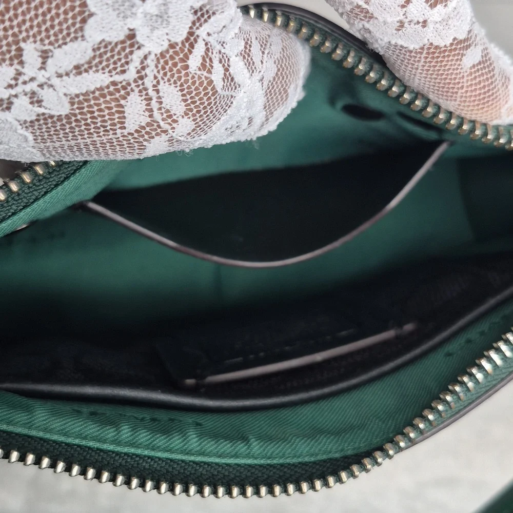 Coach "RARE" Charm Green Shoulder Bag CREED: 8236-CJ1797 - Picture 16 of 17